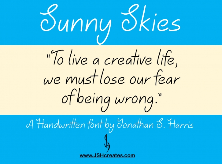 Sunny Skies Font Download
