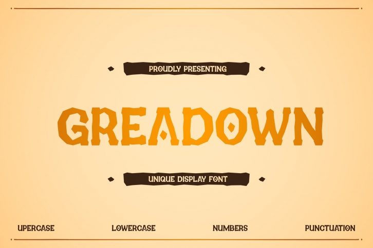 GREADOWN Font Download
