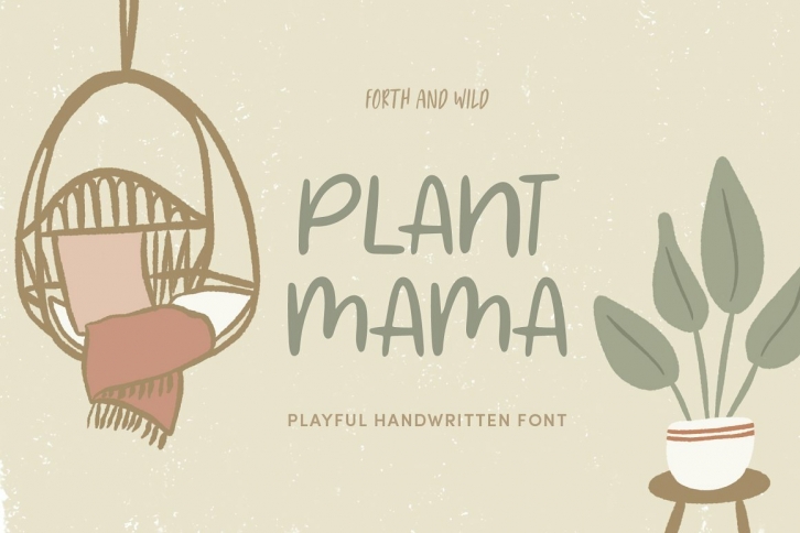 Plant Mama Handwritten Playful Font Download