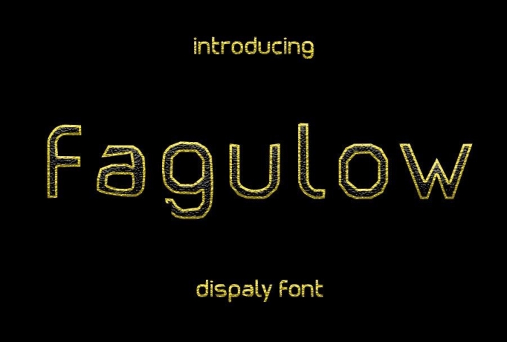 Fagulow Font Download