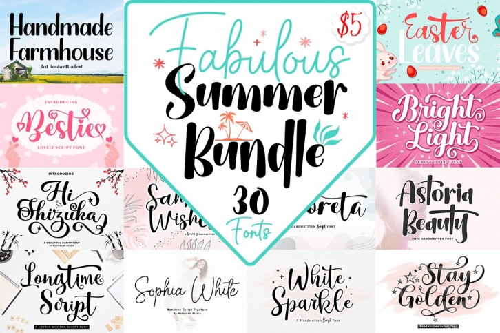 Fabulous Summer Bundle Font Download