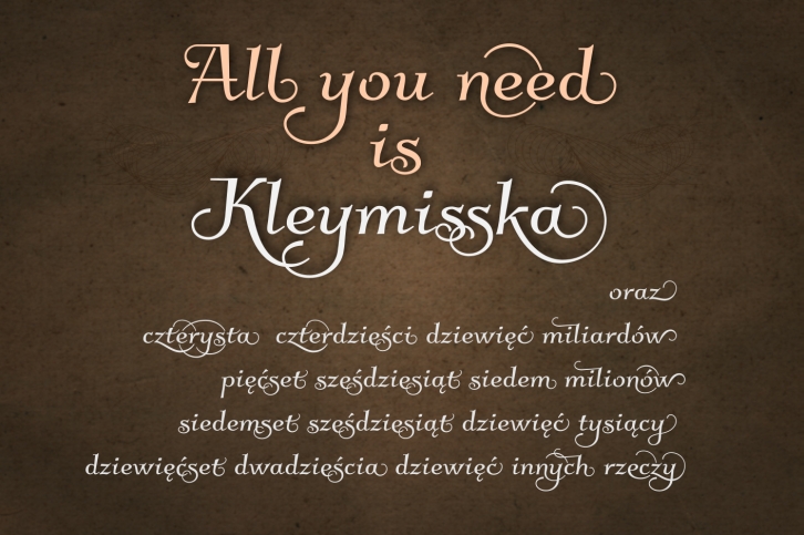 Kleymisska Font Download