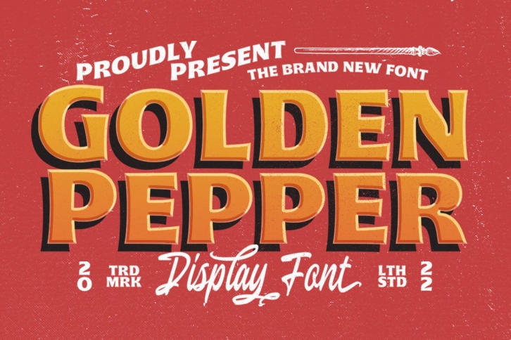 Golden Pepper Font Download