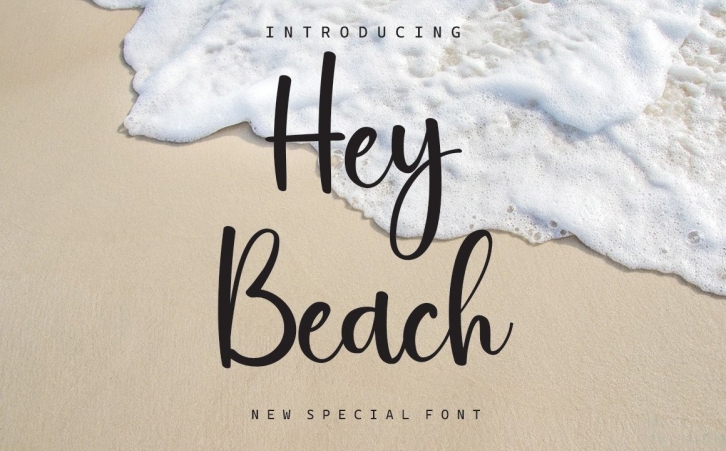 Hey Beach Font Download