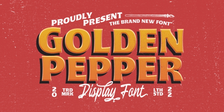 Golden Pepper Font Download