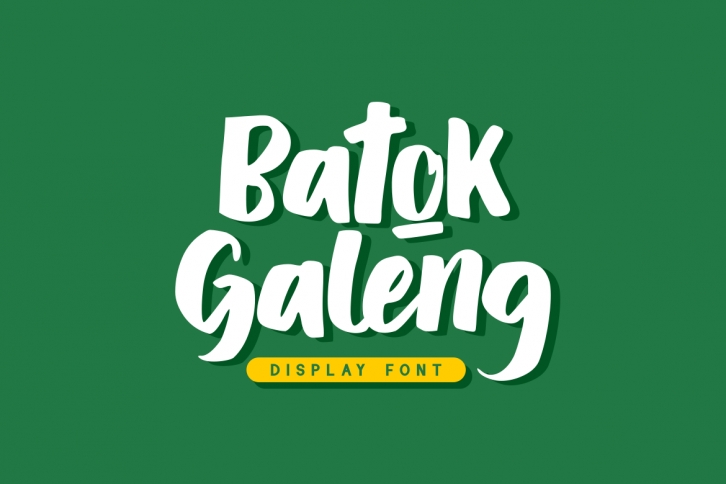 Batok Galeng Font Download