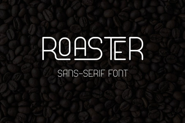 Roaster - Sans serif font with ligature Font Download