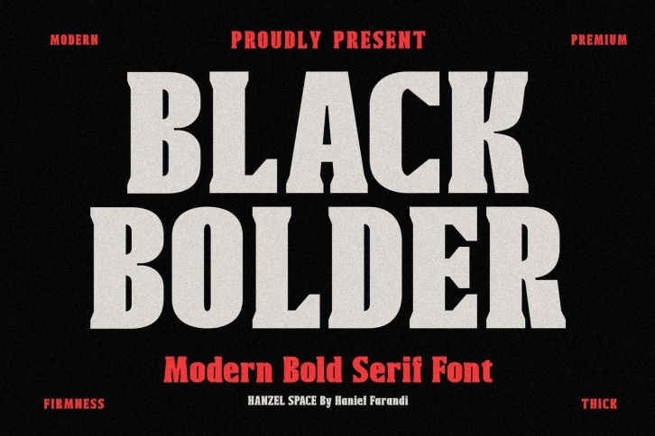 Black Bolder Font Download