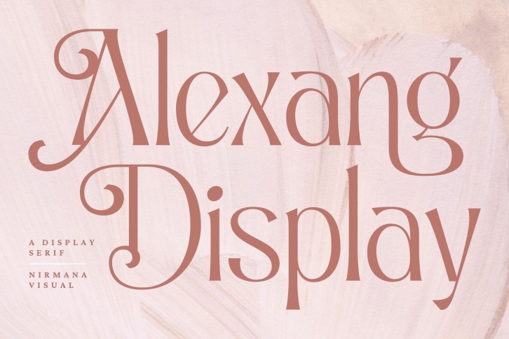 Alexang Display Font Download