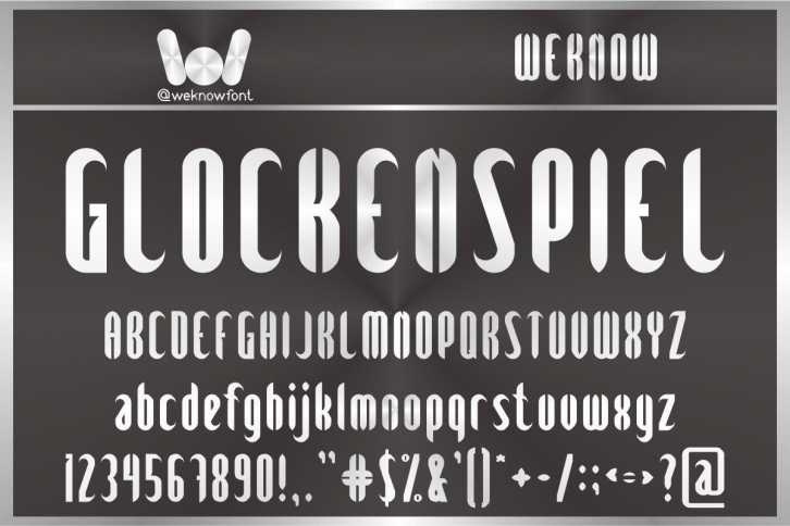 Glockenspiel Font Download