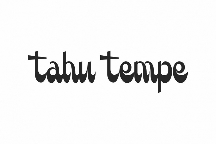 Tahu Tempe Font Download
