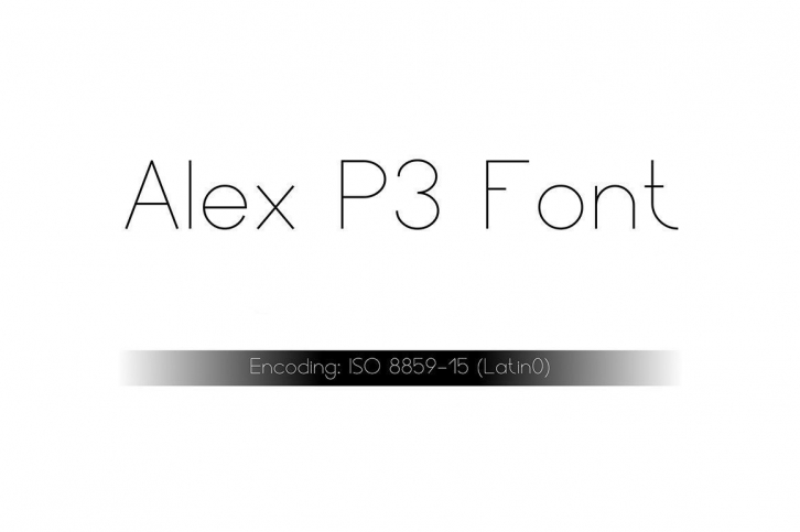 Alex P3 Font Download