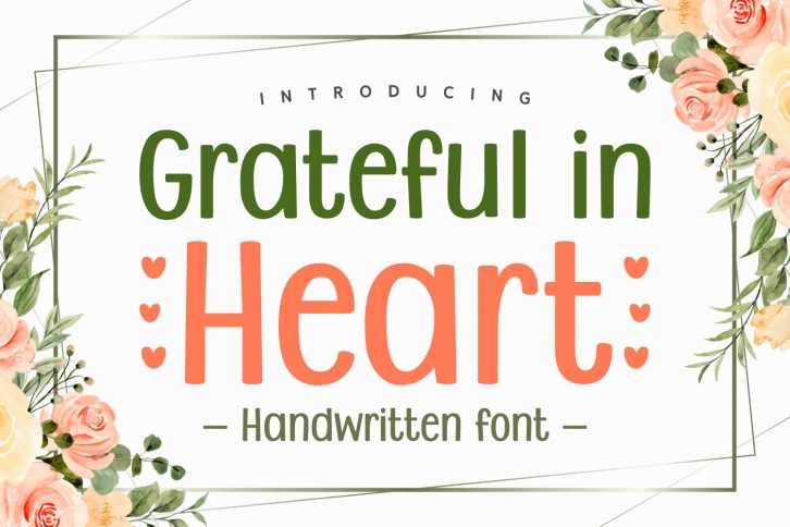 Grateful in Heart Font Download