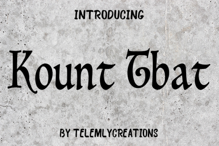 Kount Tbat Font Download
