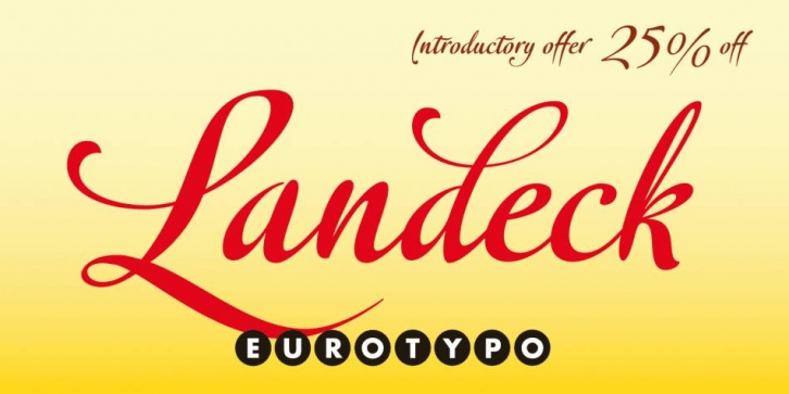 Landeck Font Download