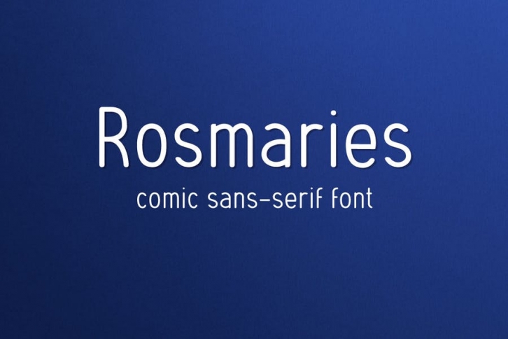 Rosmaries - Comic sans serif font Font Download