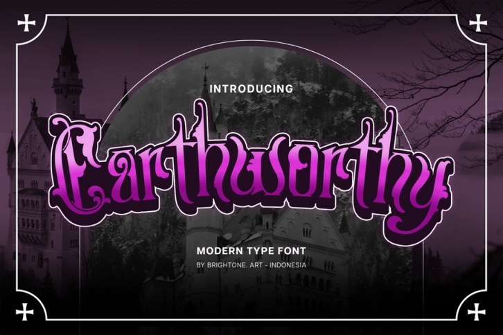Earthworthy - Modern Type Decorative Font Font Download
