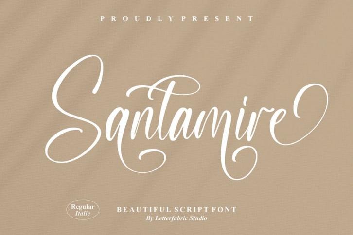 Santamire Script Font Font Download