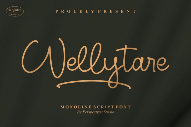 Wellytare Monoline Script Font Font Download