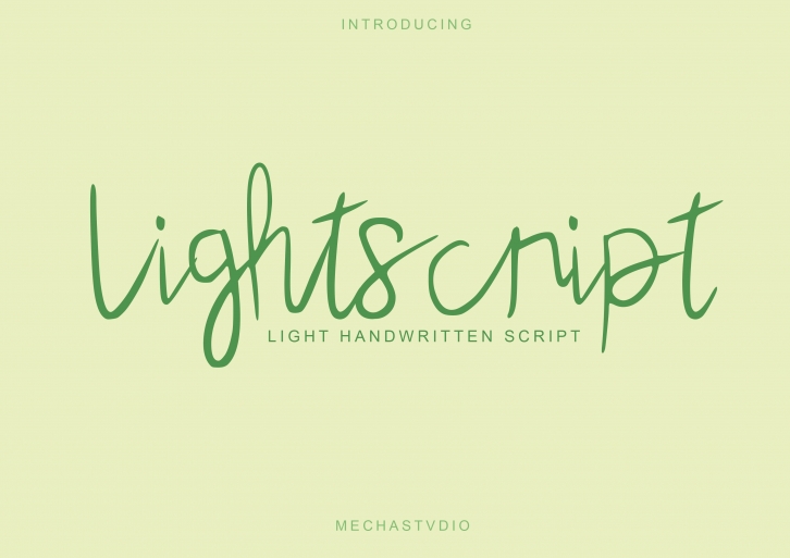 Lightscript Font Download