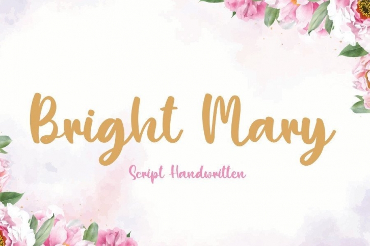 Bright Mary Font Download