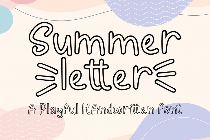Summer Letter Font Download