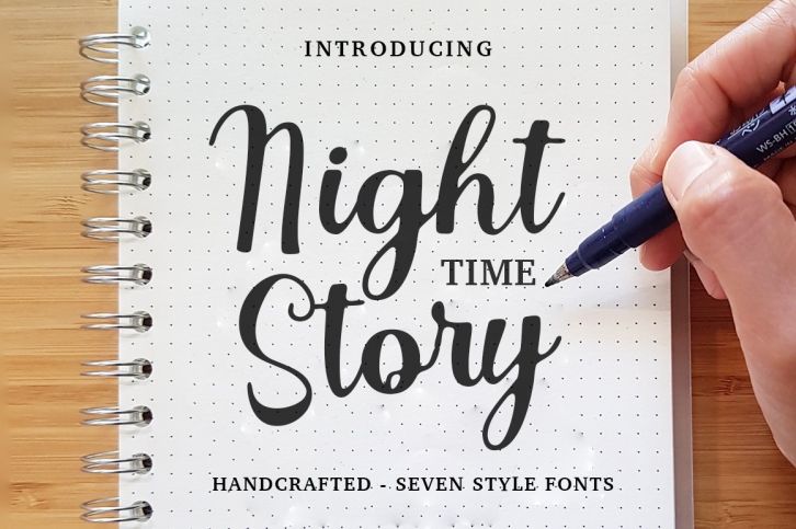 Night Time Story Font Download