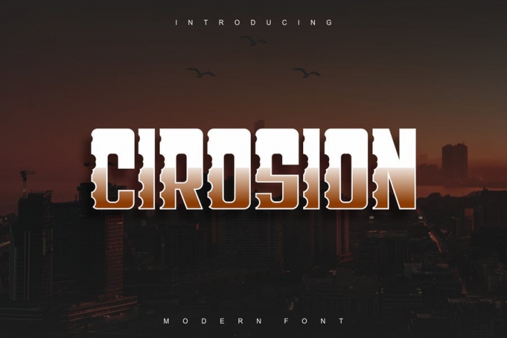 Cirosion Font Font Download