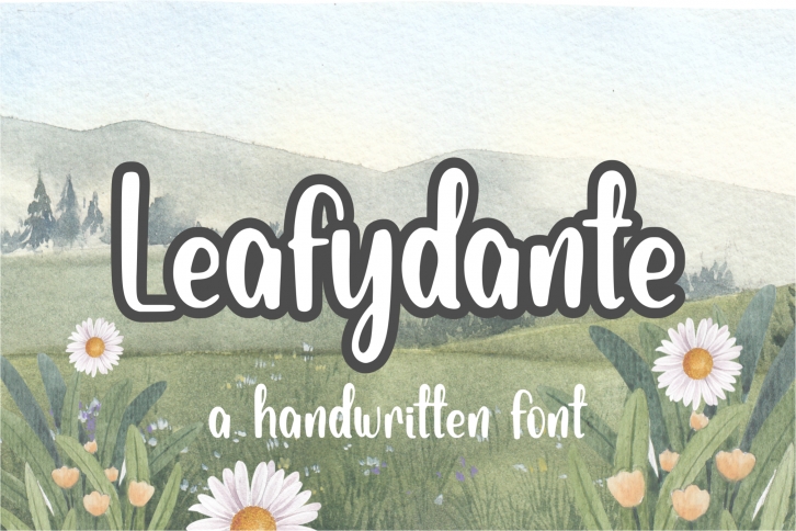 Leafydante Font Download