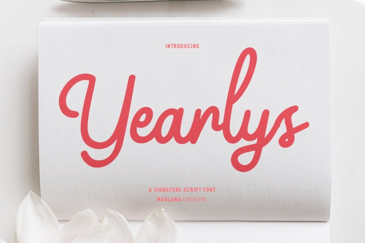 Yearlys Retro Script Font Download