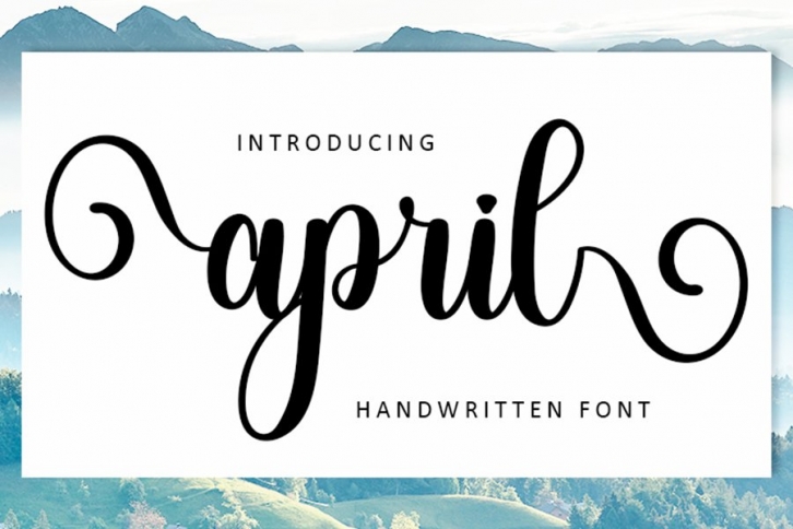 April Font Download