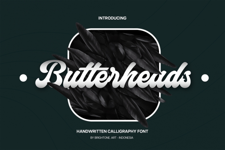 Butterheads - Handwritten Calligraphy Font Font Download