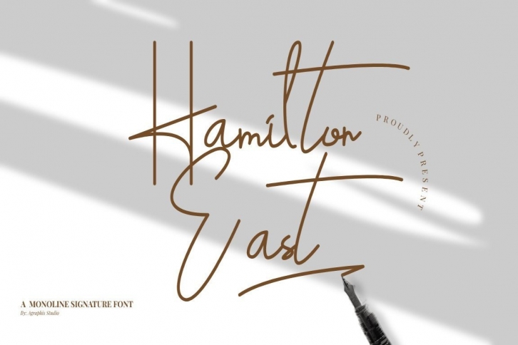 Hamilton East Font Download