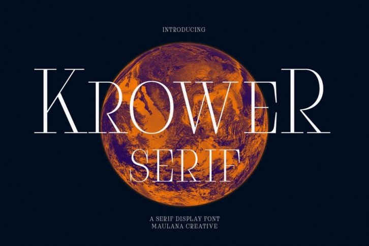 Krower Serif Display Font Font Download