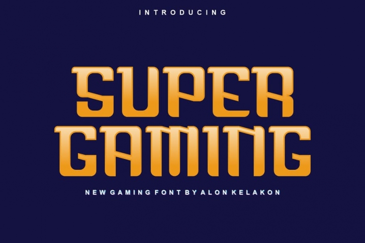 Super Gaming Font Download