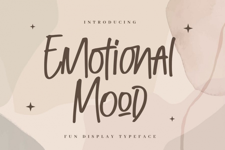 Emotional Mood - Fun Display Font Download