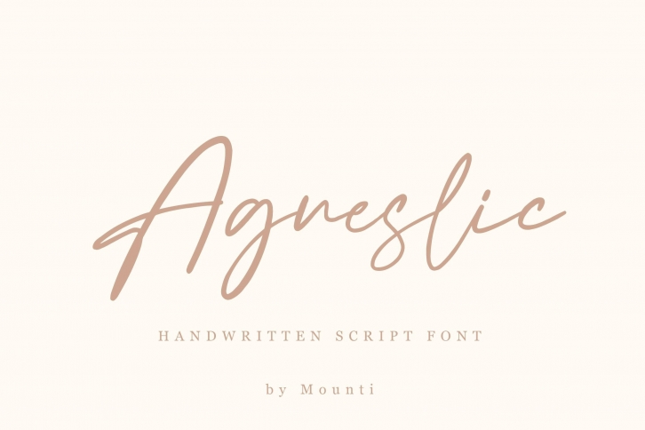 Agneslic Font Download