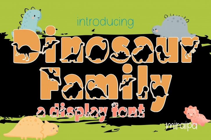 Dinosaur Family Font Download