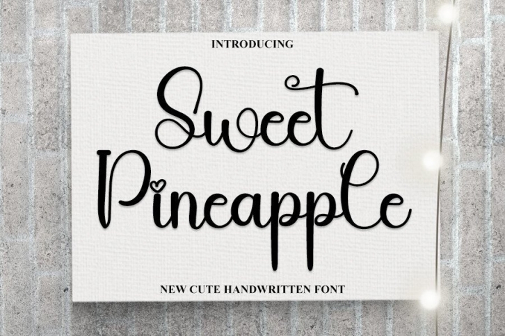 Sweet Pineapple Font Download