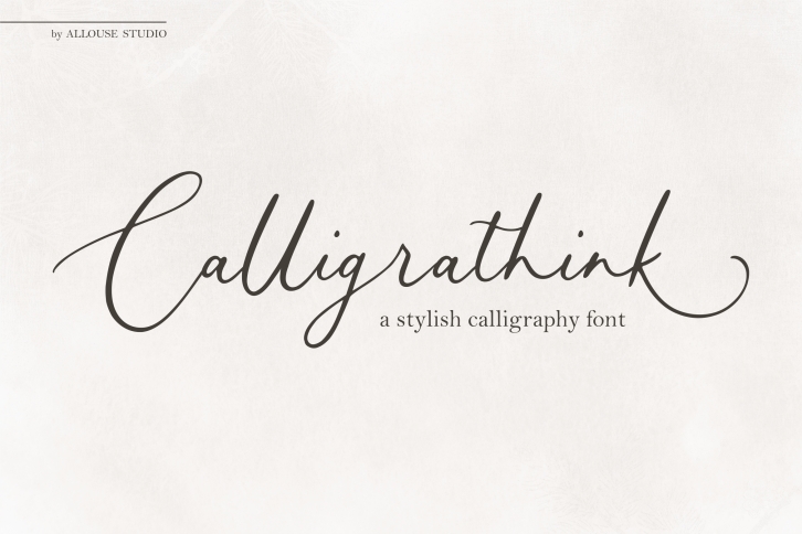 Calligrathink Font Download