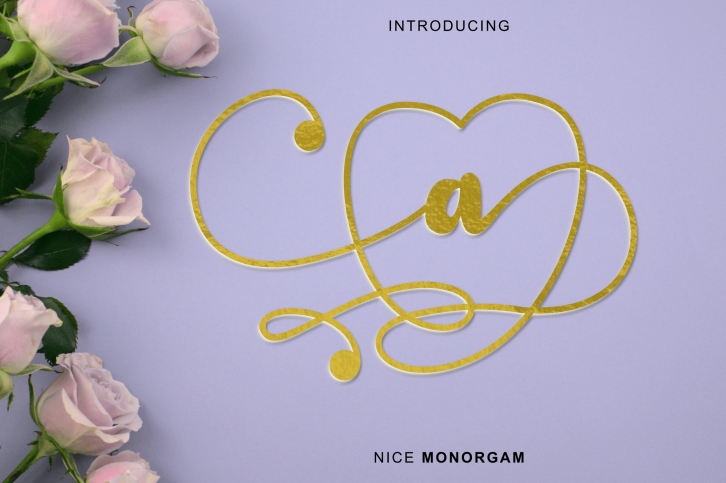 Nice Monogram Font Download