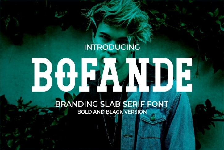 Bofande branding slab serif Font Download