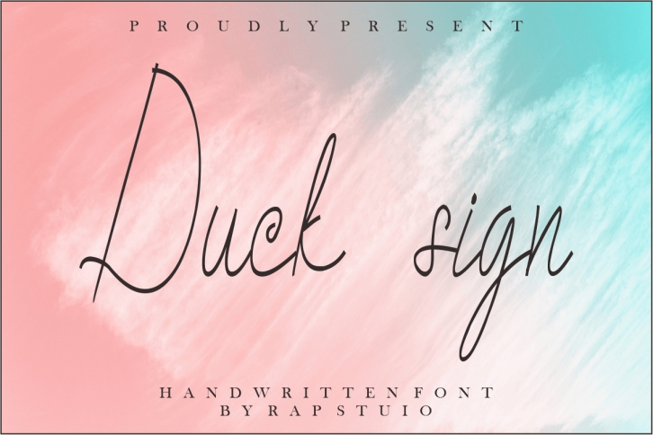 Duck Sign Font Download