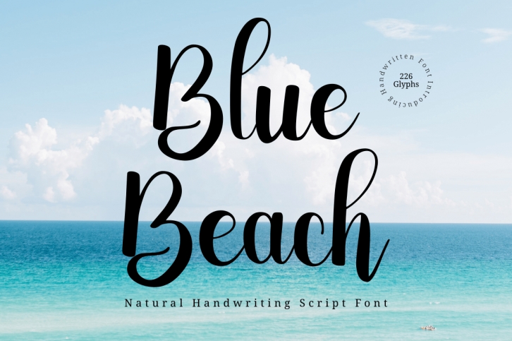 Blue Beach Font Download