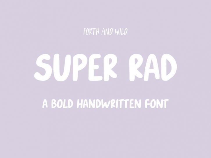 Super Rad Font Download