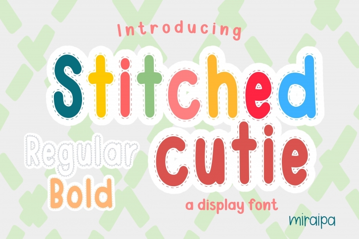 Stitched Cutie Font Download