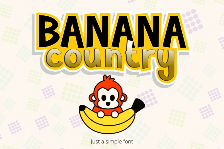 Banana Country Font Download