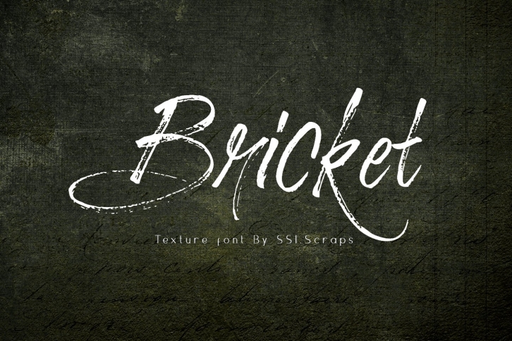 BRICKET brush Font Download