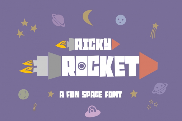 RICKY ROCKET Font Download