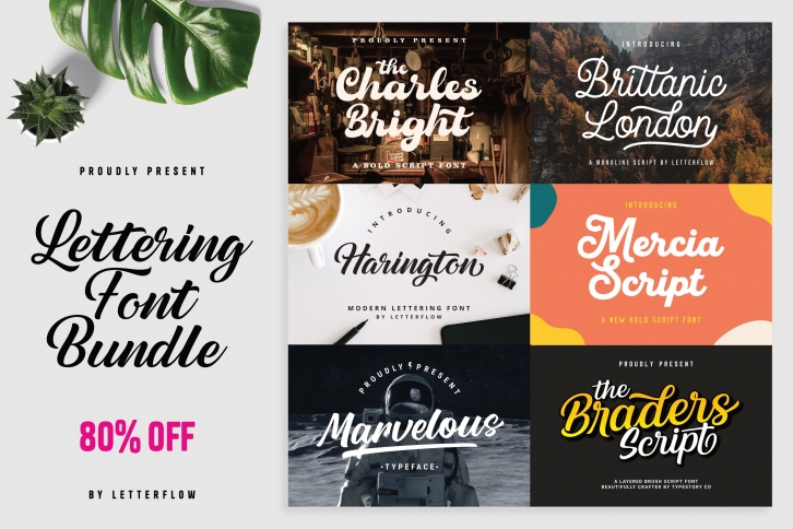 Lettering Bundle Font Download